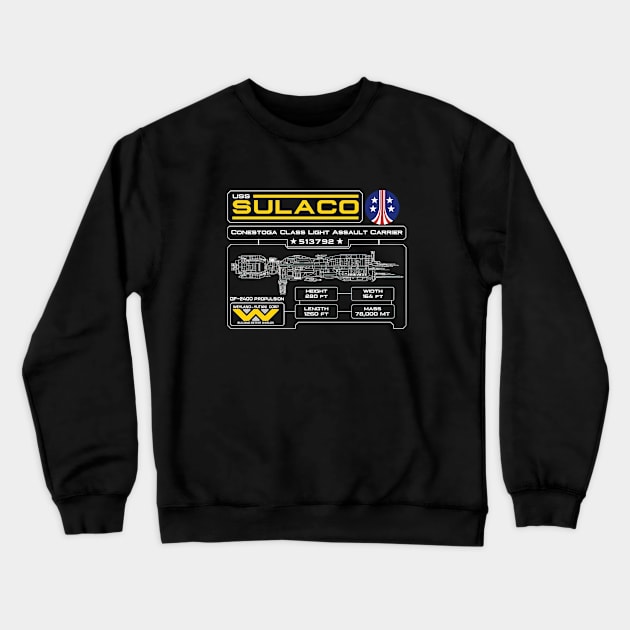 Weyland Yutani -SULACO Crewneck Sweatshirt by obstinator